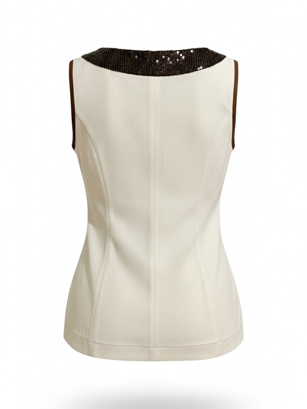 Tory Burch Silk Sequins Sleeveless Luxe Tunic Style Top 2 - Picture 5 of 5